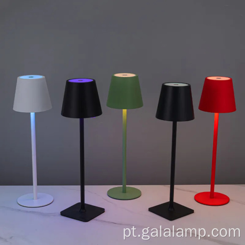 Candeeiro de mesa LED elegante estilo vaso